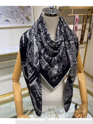 Christian Dior Women's Plan De Paris Shawl