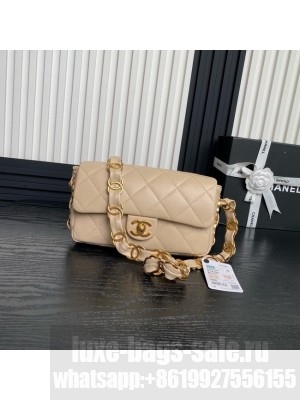 Chanel FLAP BAG AS5174 Beige