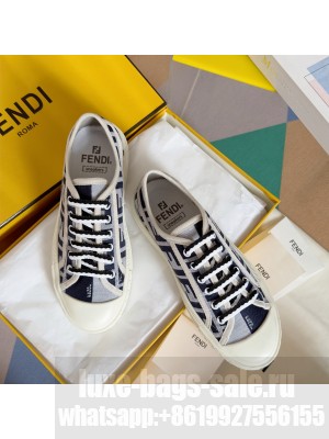 Fendi Domino FF fabric Unisex low-tops sneakers 011