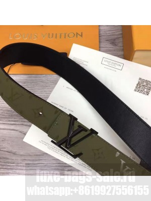 Louis Vuitton Monogram Green Belt 