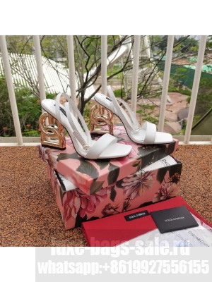 Dolce & Gabbana 105 mm with DG Pop heel sandals 01
