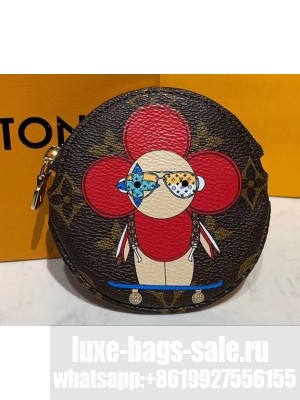 Louis Vuitton Monogram Canvas Round Coin Purse Print 02