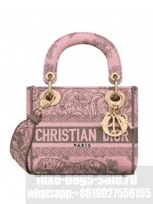 Christian Dior Mini Lady D-Lite Bag Pink