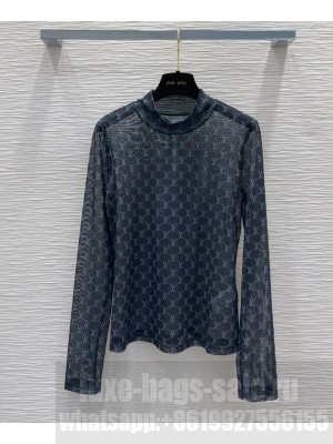 Louis Vuitton Women's Mesh Bottoming Shirt Black