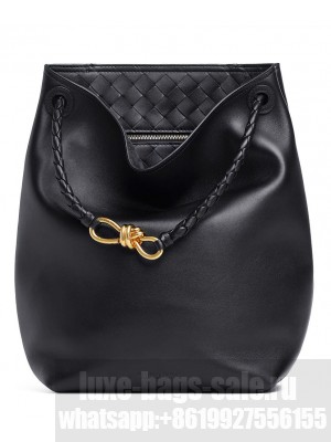 Bottega Veneta Andiamo Bucket 844169 Black