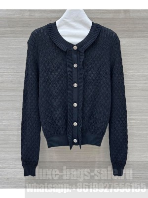Chanel Women's Knitted Cardigan Black
