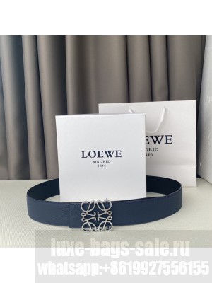 Loewe Reversible Width 38mm Leather Belt With Anagram Buckle 035