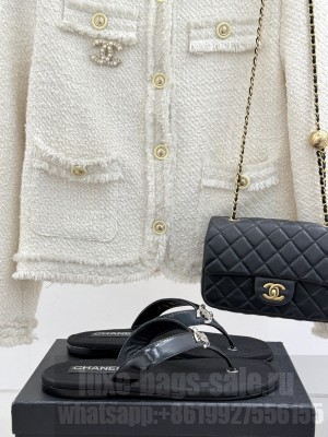 Chanel Flat Slide Thong Sandals 2025 04