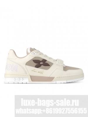 Louis Vuitton Men's LV Trainer Sneaker Cream