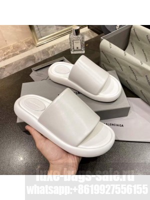 Balenciaga Unisex Slide Sandal 2021 Collection White 037