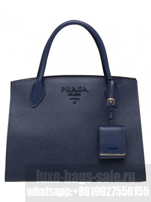 Prada Monochrome Bag 1BA155 Dark Blue