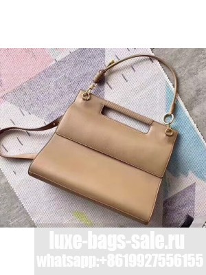 Givenchy Large Whip Bag in Smooth Leather Camel