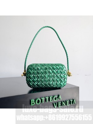 Bottega Veneta Knot With Chain A776662 dark green