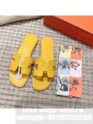 Hermes Oran Flat Slide Sandals 2023 Collection 079