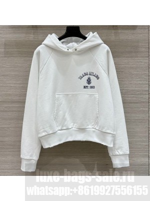 Prada Cotton Sweatshirt White 2025