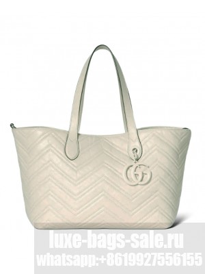 Gucci GG Marmont Medium Tote Bag Cream