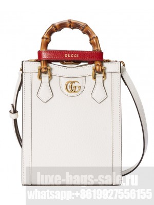 Gucci Diana Mini Tote Bag 739079 Cream