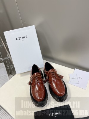 CELINE BULKY TRIOMPHE PERFORATED BABIES IN METALIZED CALFSKIN 02
