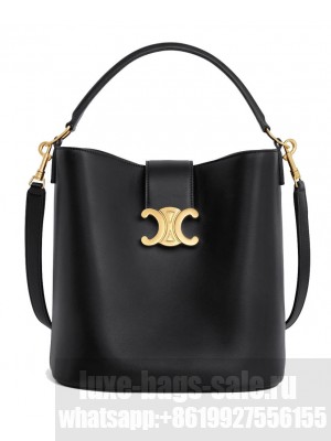 Celine Medium Louise Bag In Smooth Calfskin Black