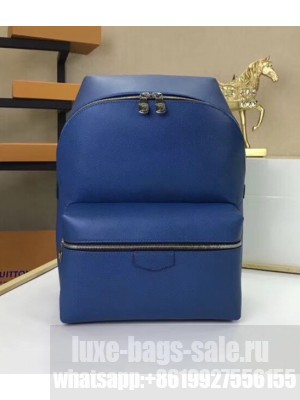 Louis Vuitton Men's Discovery Backpack PM M33450 Blue 2018
