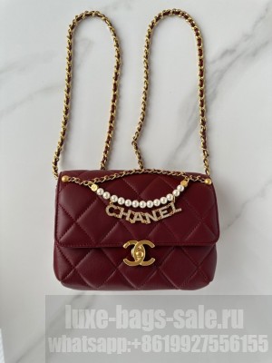 Chanel MINI FLAP BAG AS4986 RED