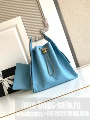 Chanel SUEDE HOBO BAG AS5311 blue