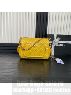 Chanel CAMERA CASE AS5156 YELLOW