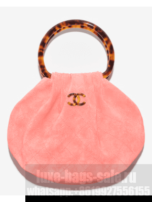 CHANEL Suede Small Hobo Bag AS6022 pink