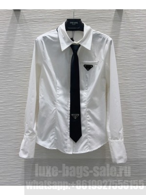 Prada Women's Cotton Shirt White