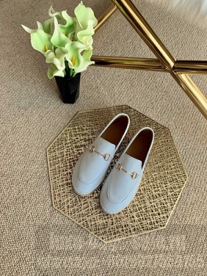 GUCCI LEATHER HORSEBIT ESPADRILLES WHITE 2021 Collection