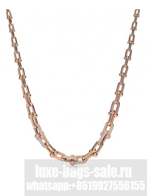 Tiffany Women's Graduated Link Necklace Red