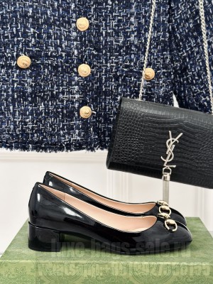 Gucci Horsebit 35mm Ballet Flats Black