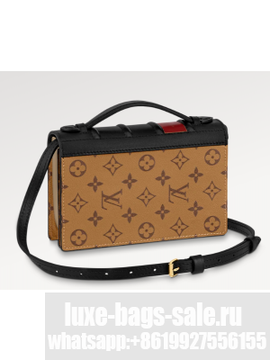 Louis Vuitton LV Book Chain Wallet M81830 black