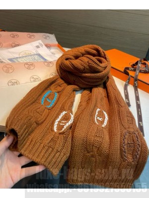 Hermes Equestrian Twisted Scarf