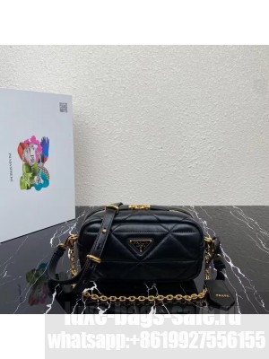 Prada Small nappa leather bag 1HH097 black