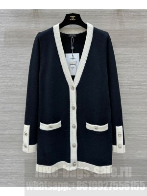 Chanel Women's Knitted Cardigan Black
