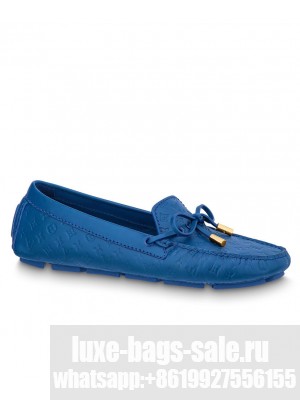 Louis Vuitton Women's Gloria Flat Loafer Blue