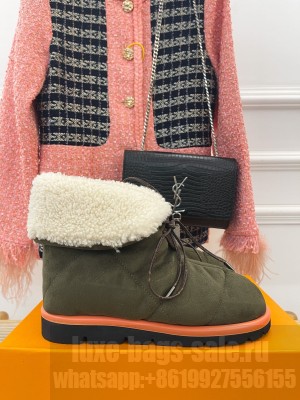 Louis Vuitton Women's Pillow Comfort Ankle Boot 1A94W2 Green