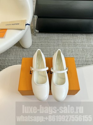 Louis Vuitton Romy Flat Ballerina White