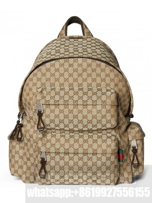 Gucci Large Backpack With Gucci Logo 800182 Apricot