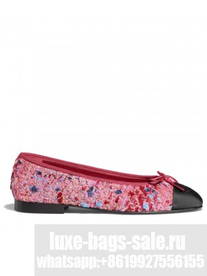 Chanel Women's Ballerinas G02819 Peachblow