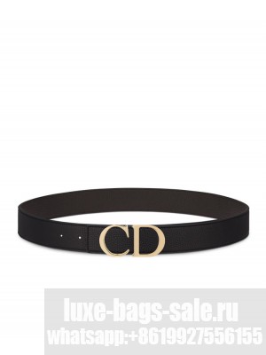 Christian Dior Reversible Belt Strap Black