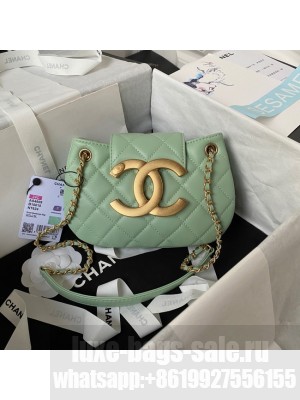 Chanel SMALL MESSENGER BAG AS4609 green