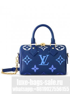 Louis Vuitton Speedy Bandouliere 20 M46517 Blue