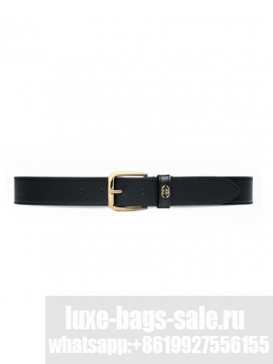 Gucci Belt With Interlocking G Detail Black
