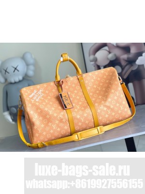 Louis Vuitton Keepall Bandouliere 55 M11558 orange