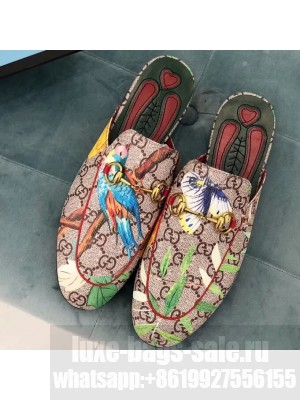 Gucci Women's Princetown Horsebit Slipper Tian Print