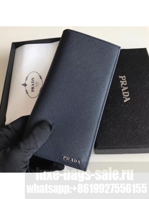 Prada Leather Men's Document Holder Wallet 2MV836 2M0836 05