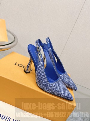 Louis Vuitton Women's 9.5cm Sparkle Slingback Pump 015