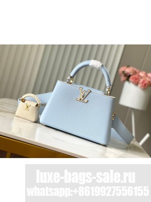 Louis Vuitton Capucines BB M24575 light blue